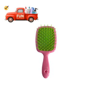 AIR BRUSH - LIME WITH PINK HANDLE