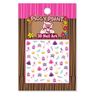 3D PRINCESS NAIL ART